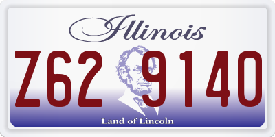 IL license plate Z629140