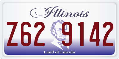 IL license plate Z629142