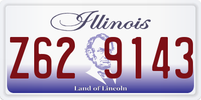 IL license plate Z629143