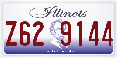 IL license plate Z629144