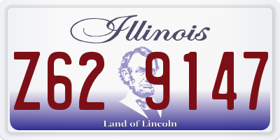 IL license plate Z629147