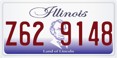 IL license plate Z629148