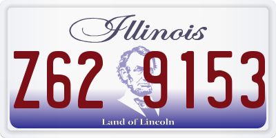 IL license plate Z629153