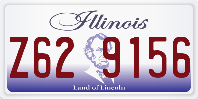 IL license plate Z629156