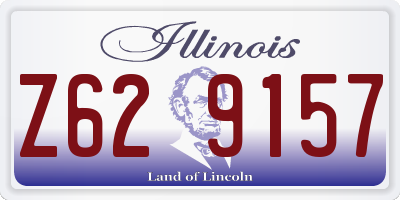 IL license plate Z629157