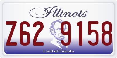 IL license plate Z629158