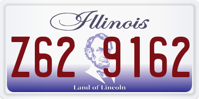 IL license plate Z629162
