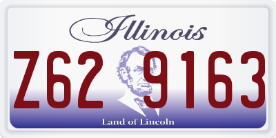 IL license plate Z629163