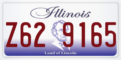 IL license plate Z629165