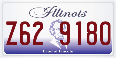 IL license plate Z629180