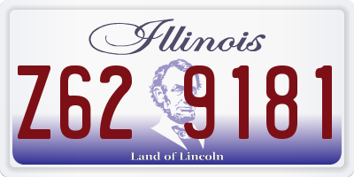IL license plate Z629181