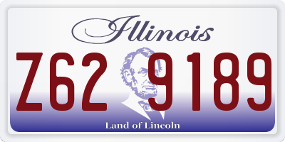 IL license plate Z629189