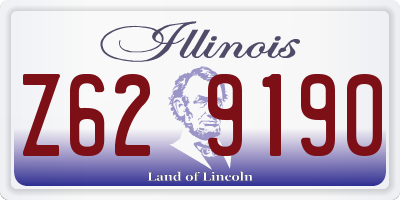 IL license plate Z629190