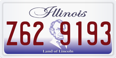 IL license plate Z629193