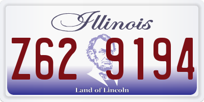 IL license plate Z629194