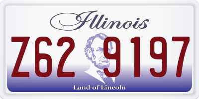 IL license plate Z629197