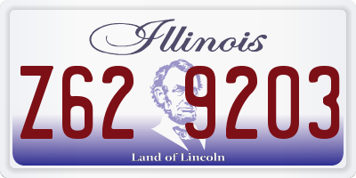 IL license plate Z629203