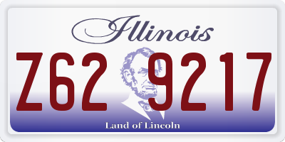 IL license plate Z629217