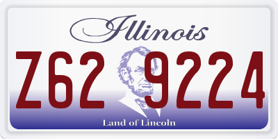 IL license plate Z629224