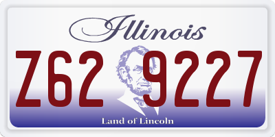 IL license plate Z629227
