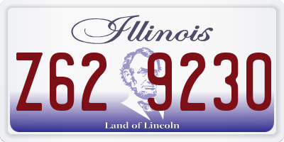 IL license plate Z629230