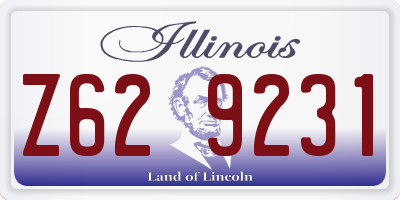 IL license plate Z629231
