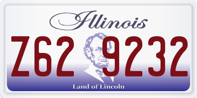 IL license plate Z629232