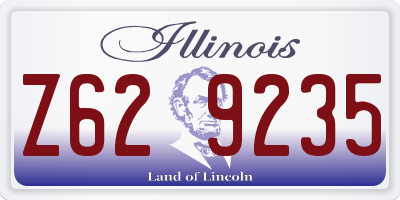 IL license plate Z629235