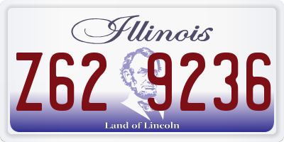 IL license plate Z629236