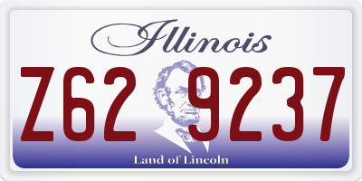 IL license plate Z629237
