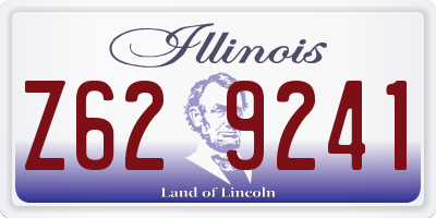 IL license plate Z629241