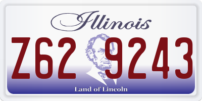 IL license plate Z629243