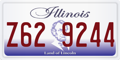 IL license plate Z629244