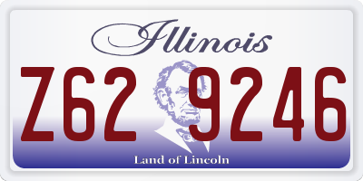 IL license plate Z629246