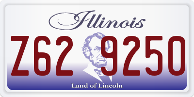 IL license plate Z629250