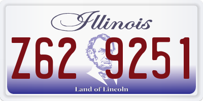 IL license plate Z629251