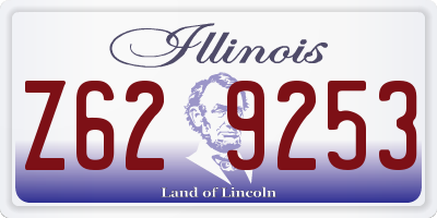 IL license plate Z629253