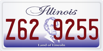IL license plate Z629255