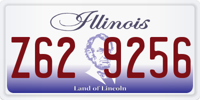 IL license plate Z629256