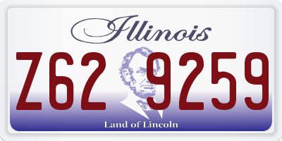 IL license plate Z629259