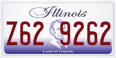 IL license plate Z629262