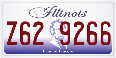 IL license plate Z629266