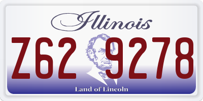 IL license plate Z629278