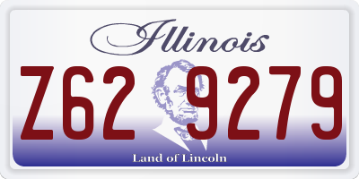 IL license plate Z629279