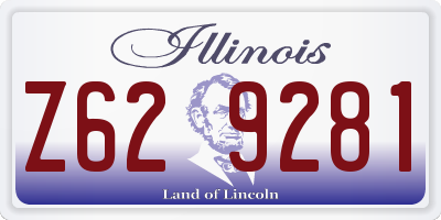 IL license plate Z629281