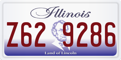 IL license plate Z629286