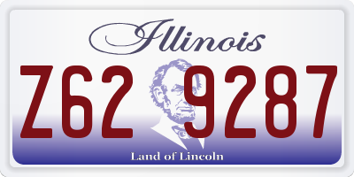 IL license plate Z629287