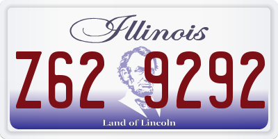 IL license plate Z629292