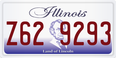 IL license plate Z629293