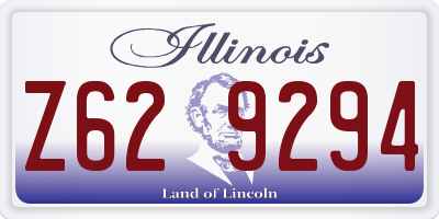 IL license plate Z629294